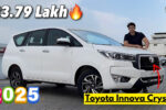 Toyota Innova Crysta launch with premium look and features for trips