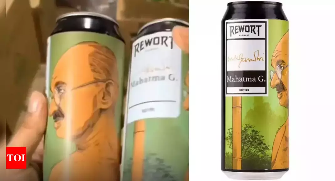 Russian beer featuring Mahatma Gandhi’s sparks outrage; netizens call for PM Modi's intervention